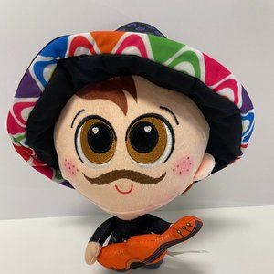 Amparin plush multicolored Mariachi Man with Guitar. 10" Mexican Fiesta